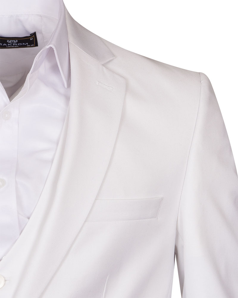 Makrom White Suit