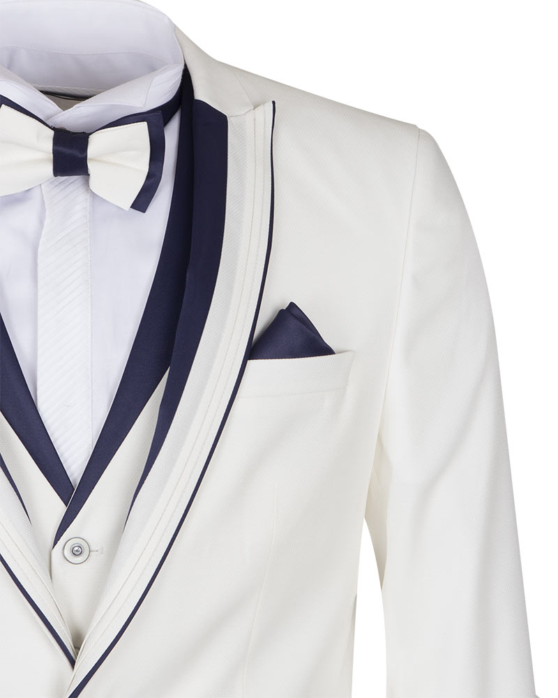 Mens White Wedding Suit