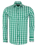 Checkered Long Sleeved Mens Shirt SL 7168 - Thumbnail