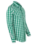 Checkered Long Sleeved Mens Shirt SL 7168 - Thumbnail