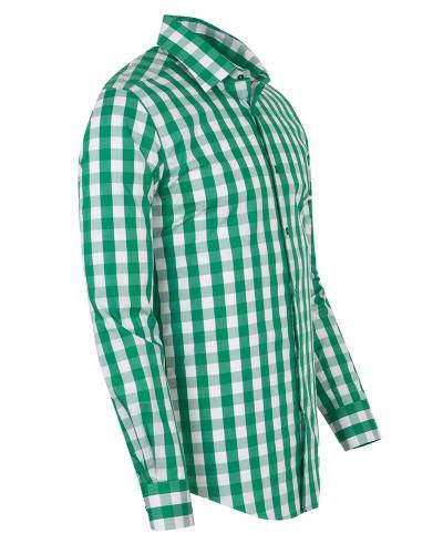 Checkered Long Sleeved Mens Shirt SL 7168