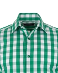 Checkered Long Sleeved Mens Shirt SL 7168 - Thumbnail