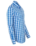 Checkered Long Sleeved Mens Shirt SL 7168 - Thumbnail