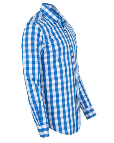 Checkered Long Sleeved Mens Shirt SL 7168