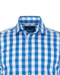 Checkered Long Sleeved Mens Shirt SL 7168 - Thumbnail