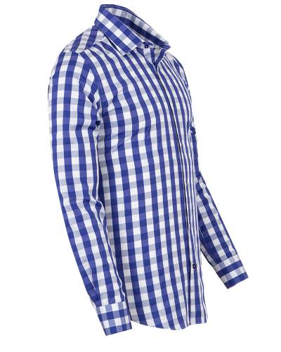 Checkered Long Sleeved Mens Shirt SL 7169