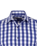 Checkered Long Sleeved Mens Shirt SL 7169 - Thumbnail