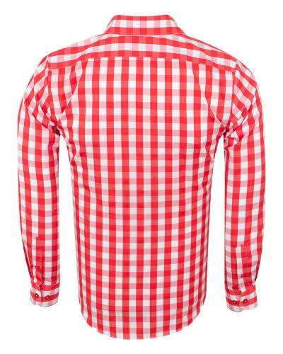 Checkered Long Sleeved Mens Shirt SL 7169