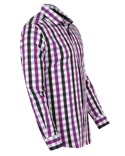 Checkered Long Sleeved Mens Shirt SL 7169