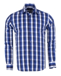 Checkered Long Sleeved Mens Shirt SL 7170 - Thumbnail