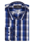 Checkered Long Sleeved Mens Shirt SL 7170 - Thumbnail