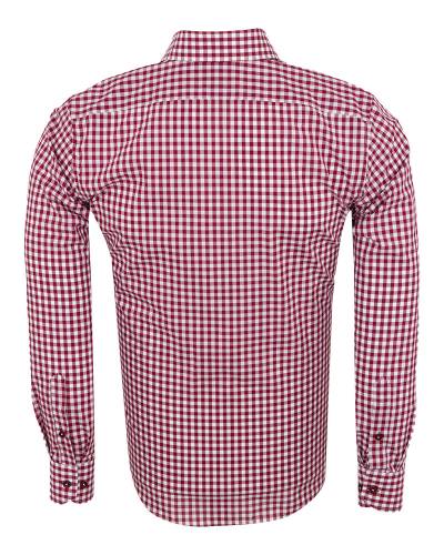 Checkered Long Sleeved Mens Shirt SL 7172