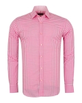 Checkered Long Sleeved Mens Shirt SL 7172 - Thumbnail