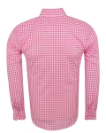 Checkered Long Sleeved Mens Shirt SL 7172 - Thumbnail