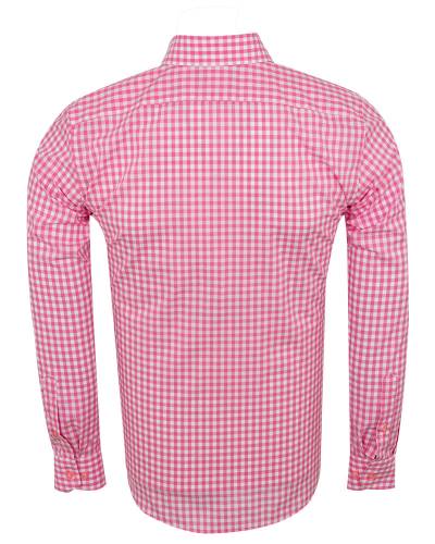 Checkered Long Sleeved Mens Shirt SL 7172