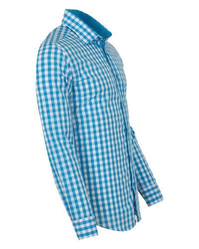 Checkered Long Sleeved Mens Shirt SL 7173