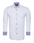 Cotton Linen Long Sleeved Mens Shirt SL 7889 - Thumbnail
