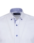 Cotton Linen Long Sleeved Mens Shirt SL 7889 - Thumbnail