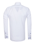 Cotton Linen Long Sleeved Mens Shirt SL 7889 - Thumbnail