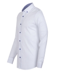 Cotton Linen Long Sleeved Mens Shirt SL 7889 - Thumbnail