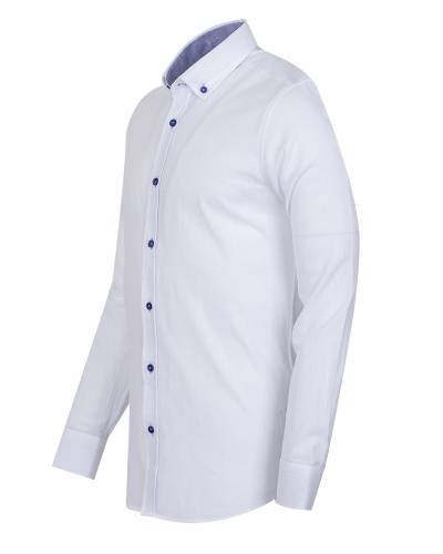Cotton Linen Long Sleeved Mens Shirt SL 7889