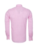Cotton Linen Long Sleeved Mens Shirt SL 7889 - Thumbnail