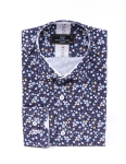 Floral Printed Long Sleeved Mens Shirt SL 7214 - Thumbnail