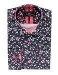 Floral Printed Long Sleeved Mens Shirt SL 7224 - Thumbnail