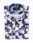 Floral Printed Long Sleeved Mens Shirt SL 7228 - Thumbnail