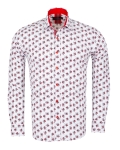 Floral Printed Long Sleeved Mens Shirt SL 7244 - Thumbnail