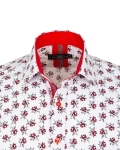 Floral Printed Long Sleeved Mens Shirt SL 7244 - Thumbnail