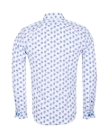 Floral Printed Long Sleeved Mens Shirt SL 7244 - Thumbnail