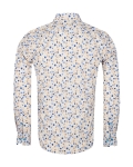 Floral Printed Long Sleeved Mens Shirt SL 7249 - Thumbnail