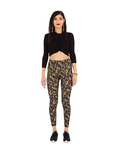 Luxury Black and Gold Womens Leggings TY 004 - Thumbnail