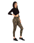 Luxury Black and Gold Womens Leggings TY 004 - Thumbnail