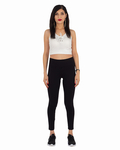 Luxury Black High Waist Leggings TY 001 - Thumbnail