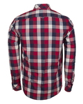 Luxury Check Multicolor Cotton Long Sleeved Mens Shirt SL 5403 - Thumbnail
