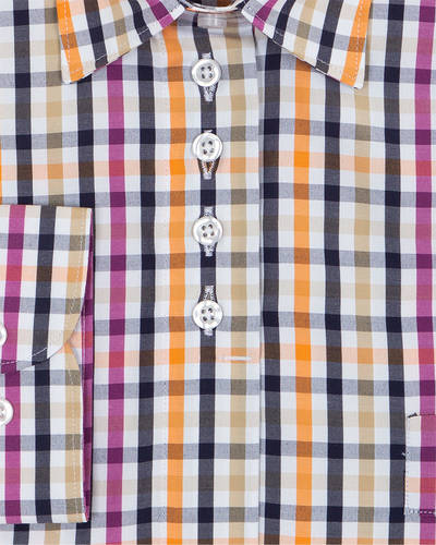 Luxury Check Printed Womens Shirt LL 3314