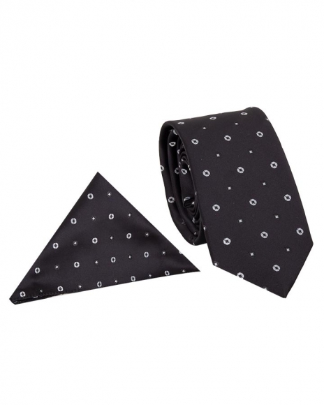 Luxury Circle Printed Quality Necktie KR 11