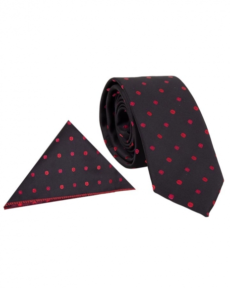 Luxury Circle Printed Quality Necktie KR 11