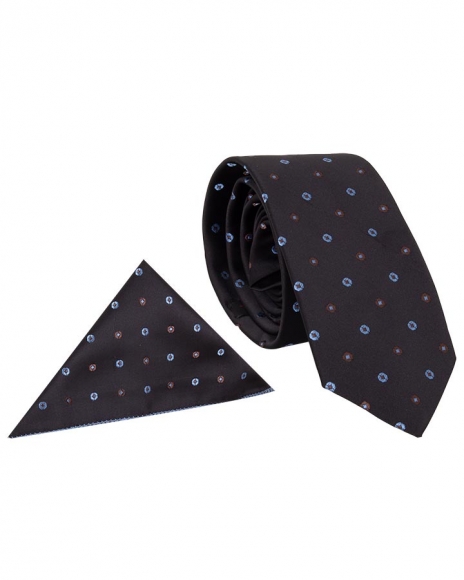 Luxury Circle Printed Quality Necktie KR 11