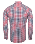 Luxury Cotton Check Classical Long Sleeved Mens Shirt SL 5849 - Thumbnail