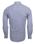 Luxury Cotton Check Classical Long Sleeved Mens Shirt SL 5849 - Thumbnail
