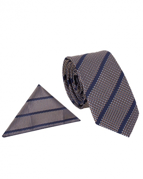 MAKROM - Luxury Diamond Design Business Necktie KR 09 (Thumbnail - )