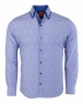 Luxury Double Collar Long Sleeved Mens Shirt SL 6496 - Thumbnail