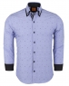 Luxury Double Collar Long Sleeved Mens Shirt SL 6496 - Thumbnail