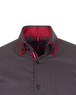 Luxury Double Collar Striped Mens Long Sleeved Mens Shirt SL 6741 - Thumbnail