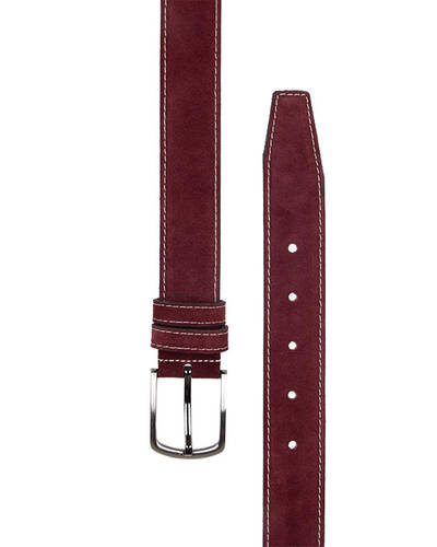 Luxury Double Ply Suede Leather Belt B 32