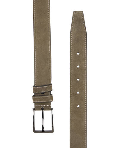 MAKROM - Luxury Double Ply Suede Leather Belt B 33 (1)