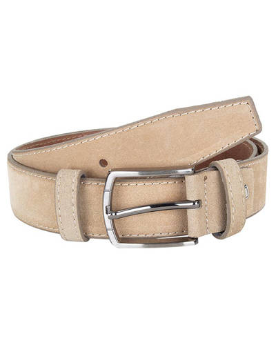 MAKROM - Luxury Double Ply Suede Leather Belt B 34 (Thumbnail - )
